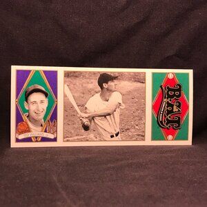 TED WILLIAMS, Red Sox ~ 1993 Upper Deck ALL-TIME HEROES T202 style Triple Folder